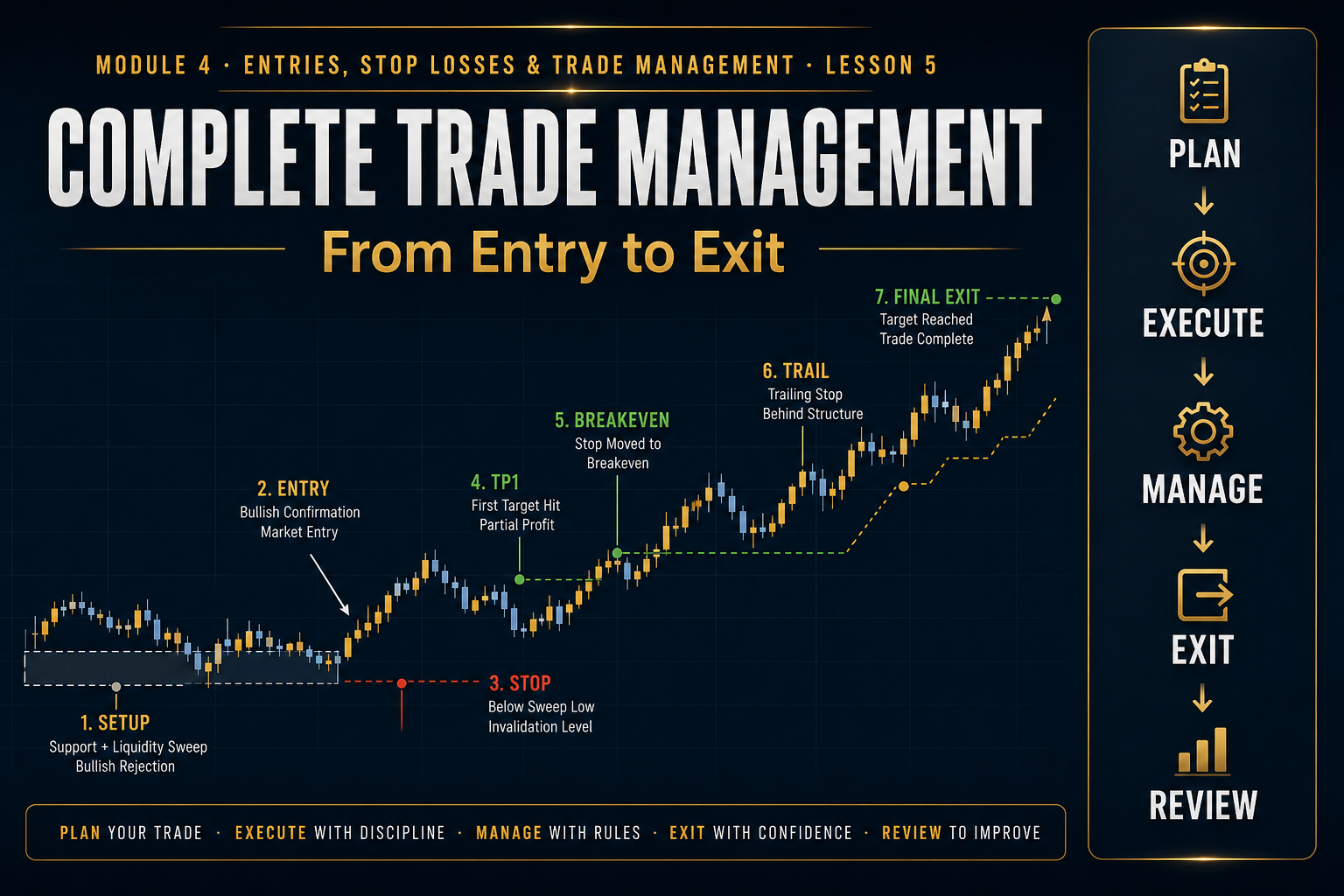 Complete Trade Management: From Entry to Exit — Academy of Financial Markets