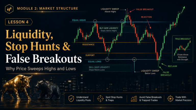 Liquidity Sweeps & Stop Hunts: False Breakouts Explained