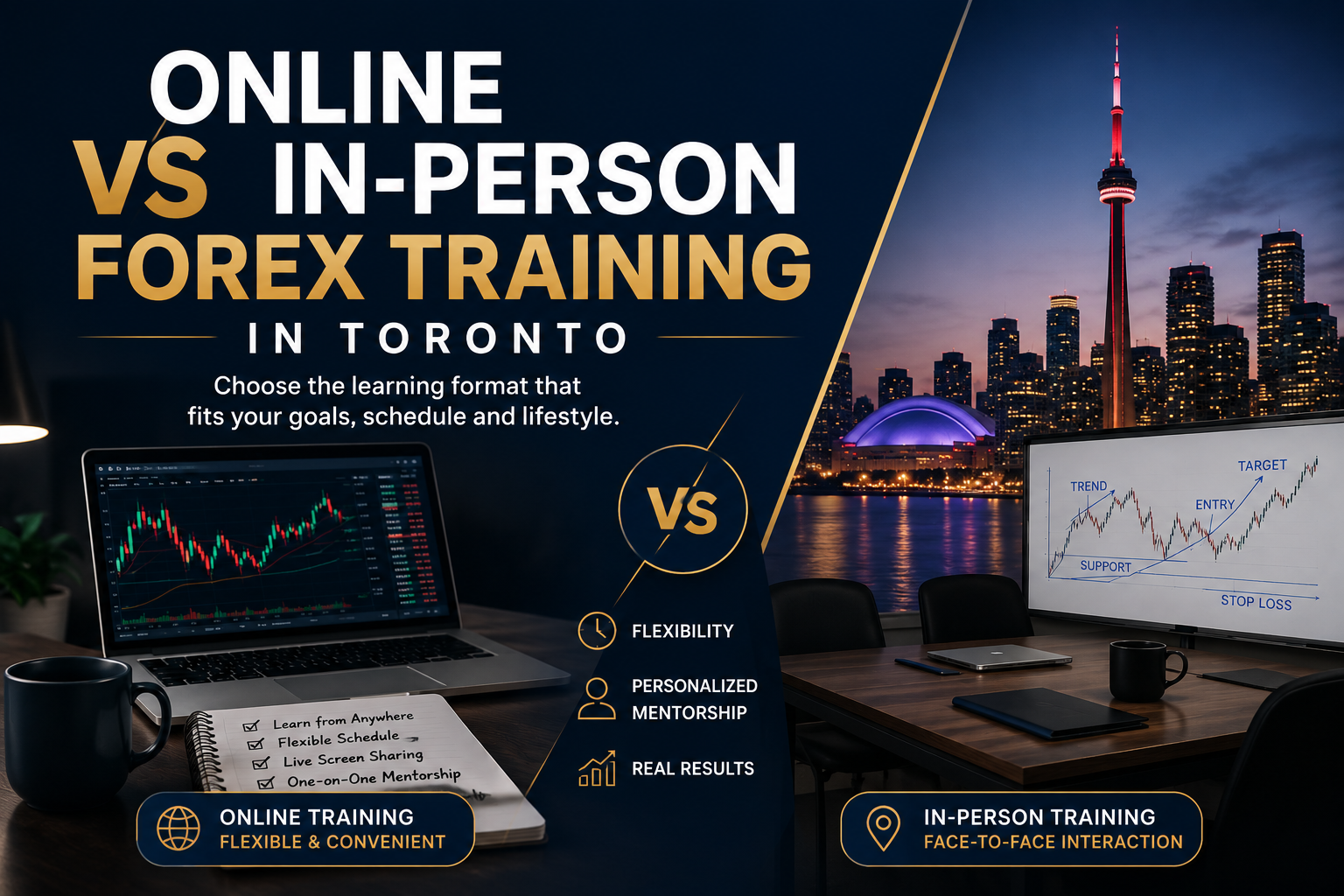 Online vs In-Person Forex Training in Toronto — Academy of Financial Markets