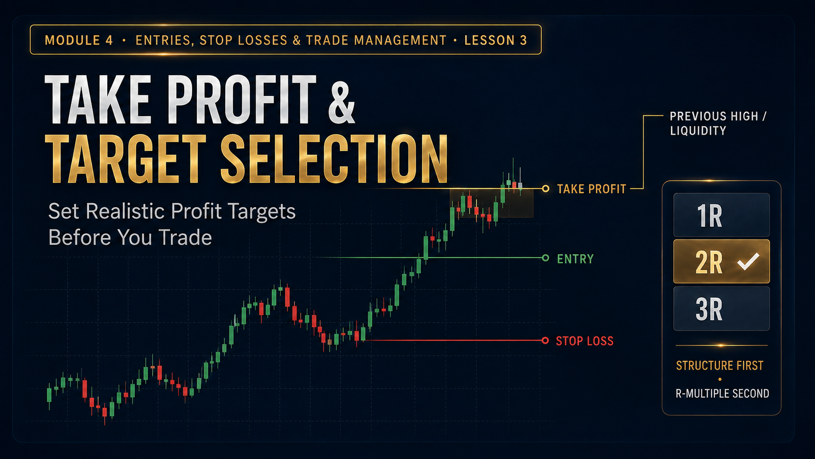 Take Profit & Target Selection: How to Set Realistic Profit Targets Before You Trade — Academy of Financial Markets